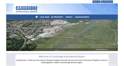 Desktop Screenshot of cambridgeairport.com